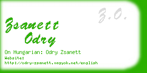 zsanett odry business card